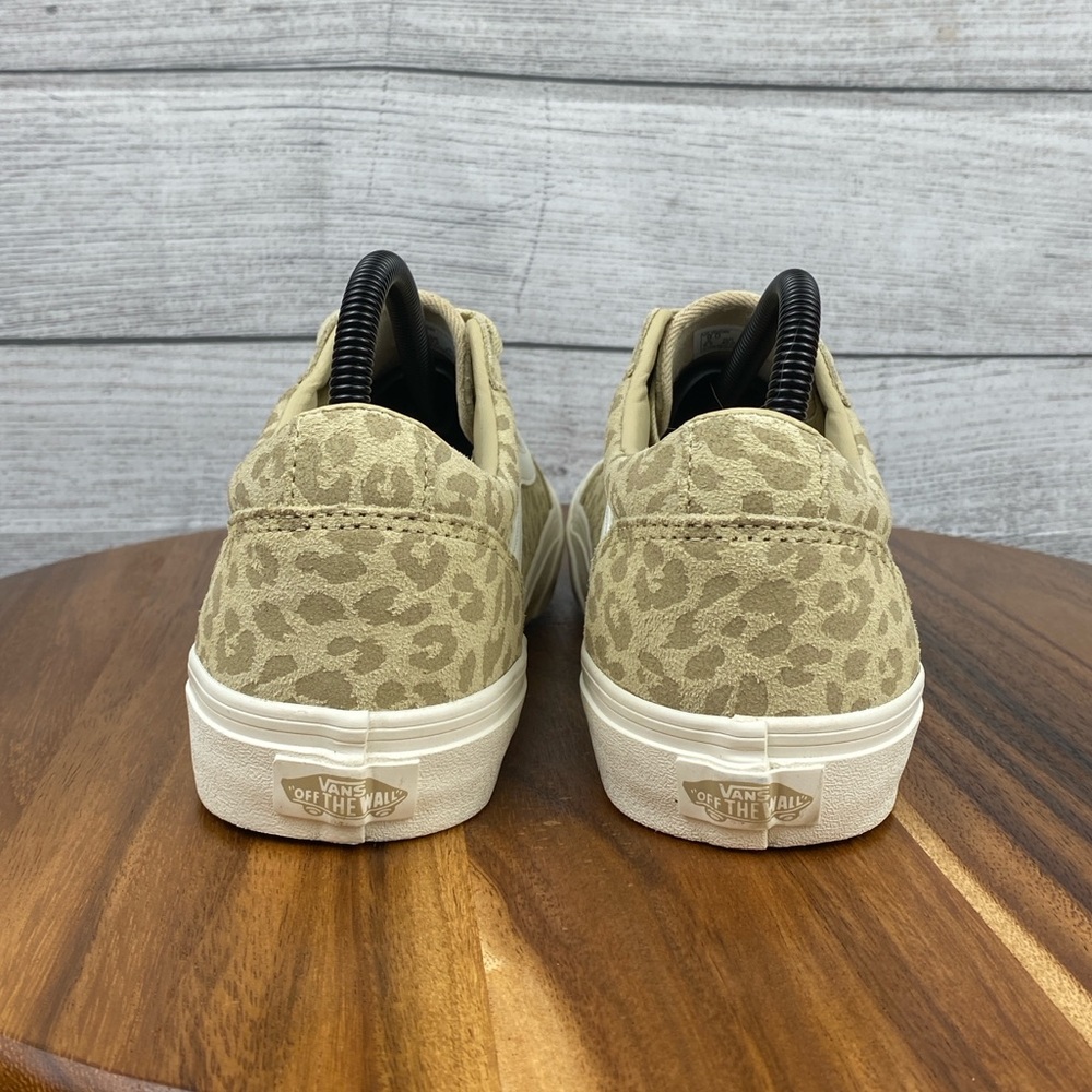 Vans Ward Suede Animal Print Desert Taupe Lace Up Sneaker Women’s Shoe Size 9 - Picture 6 of 11